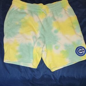 Tie-Dye Shorts with Cubs Patch